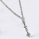Silver Sonic Screwdriver Style Necklace