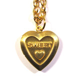 'Sweet' Heart Shape Locket Pendant