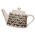 Large Retro Teapot Acrylic Pendant Necklace