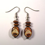 Wooden Saints Religious Drop Earrings (varying designs)