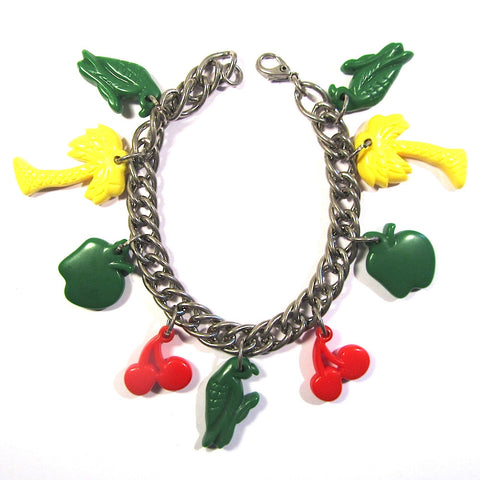 Retro Fun Tropical Charms Bracelet