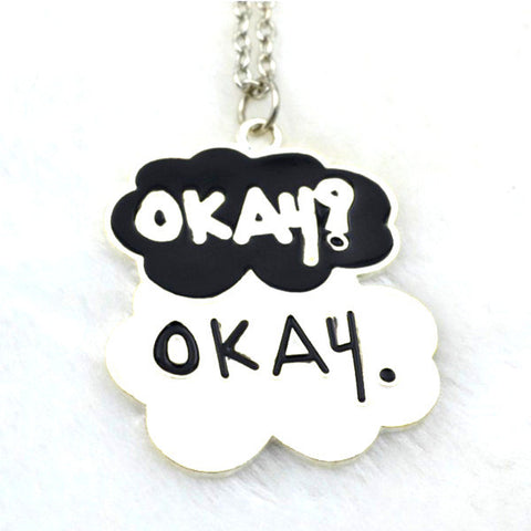 Fault In Our Stars Style Okay Pendant